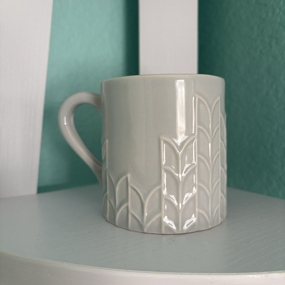 Tiffany & Co. Retired Flora And Fauna Mug Grey Wheat - Rare